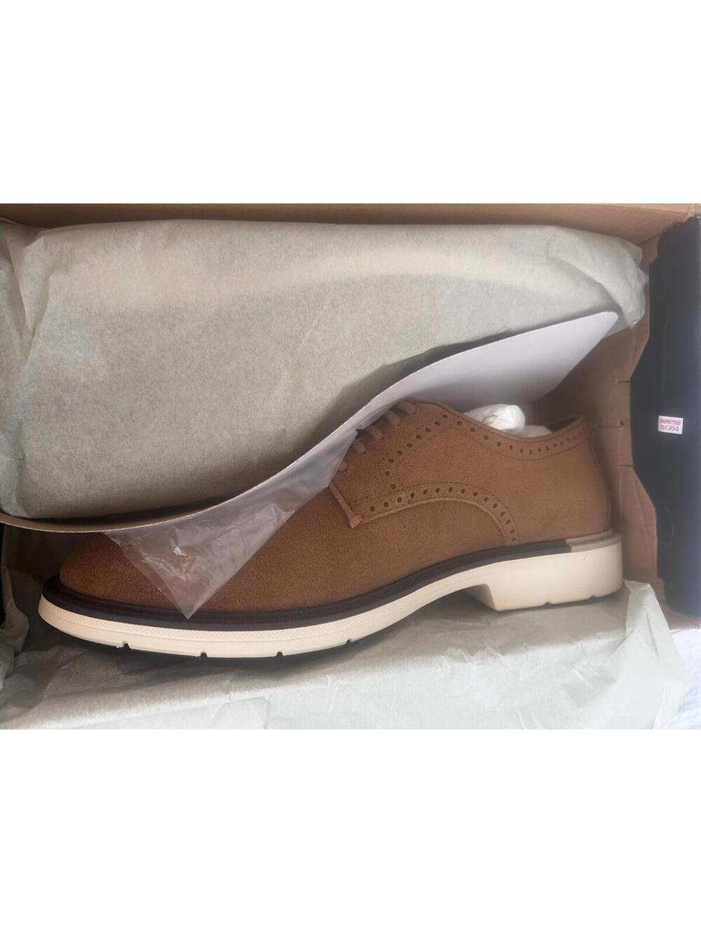 Cole Haan Go-To Plain Toe Oxford Golden Toffee Men’s Size 7.5 New! - Picture 3 of 8